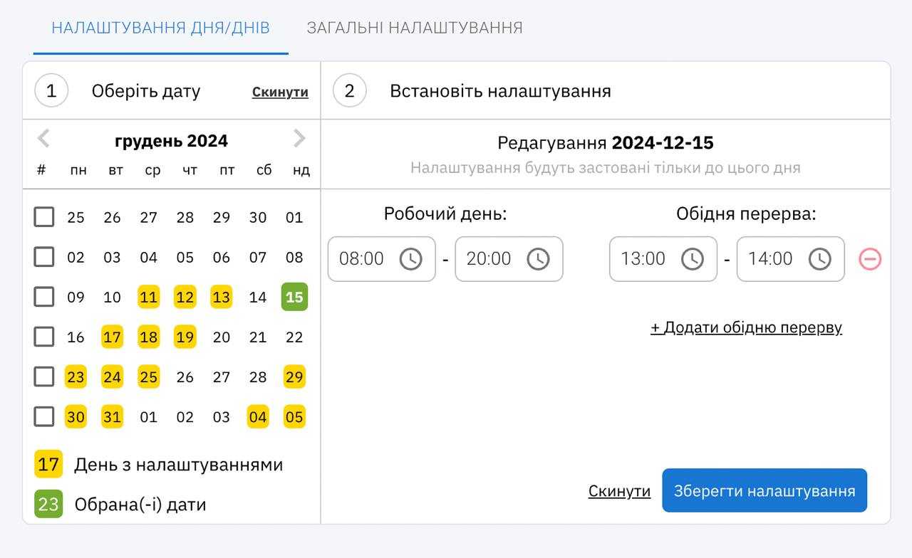 Гнучкий розклад співробітників